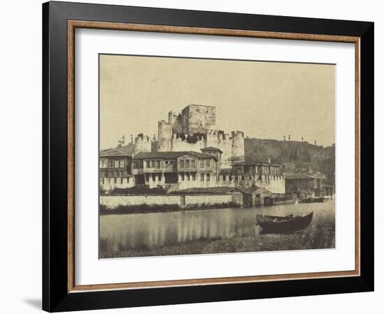 Constantinople, maisons sur le Bosphore-Felice Beato-Framed Giclee Print