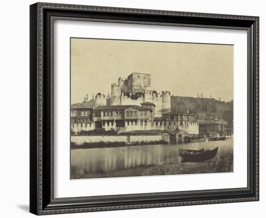 Constantinople, maisons sur le Bosphore-Felice Beato-Framed Giclee Print