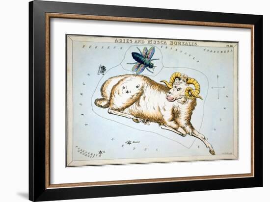 Constellation: Aries-Sidney Hall-Framed Giclee Print