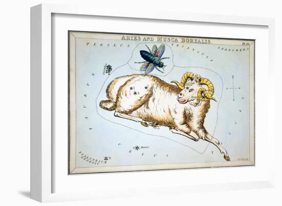 Constellation: Aries-Sidney Hall-Framed Giclee Print