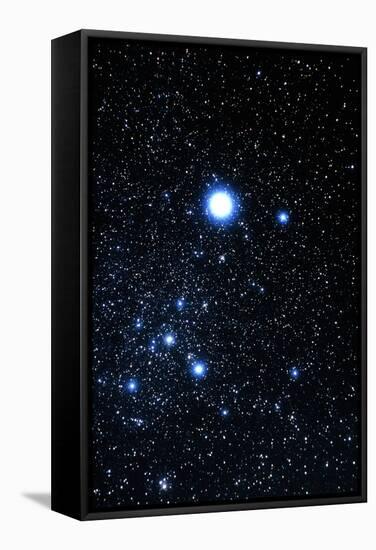 Constellation Canis Major with Halo Effect-John Sanford-Framed Premier Image Canvas