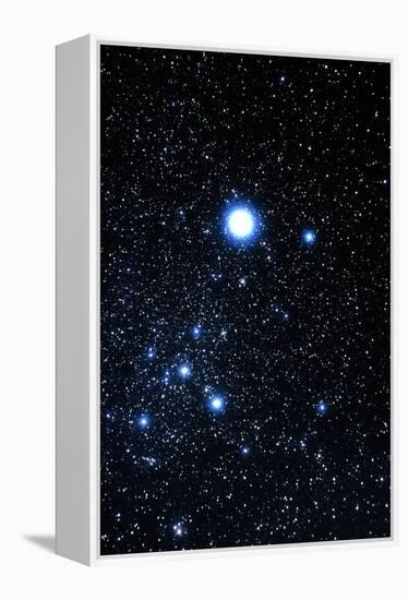 Constellation Canis Major with Halo Effect-John Sanford-Framed Premier Image Canvas