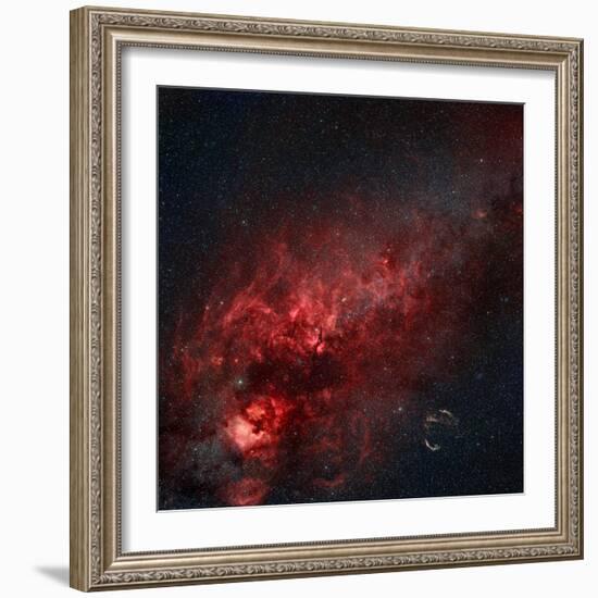 Constellation Cygnus with Multiple Nebulae Visible-Stocktrek Images-Framed Photographic Print