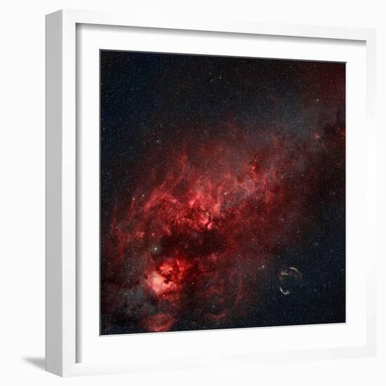 Constellation Cygnus with Multiple Nebulae Visible-Stocktrek Images-Framed Photographic Print