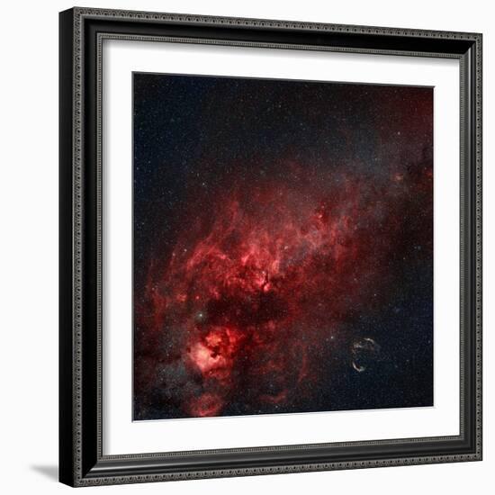 Constellation Cygnus with Multiple Nebulae Visible-Stocktrek Images-Framed Photographic Print