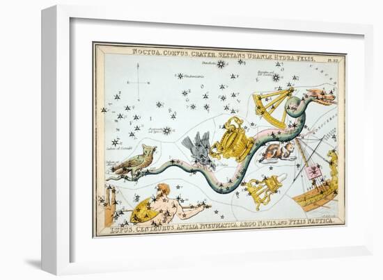 Constellation: Hydra-Sidney Hall-Framed Giclee Print