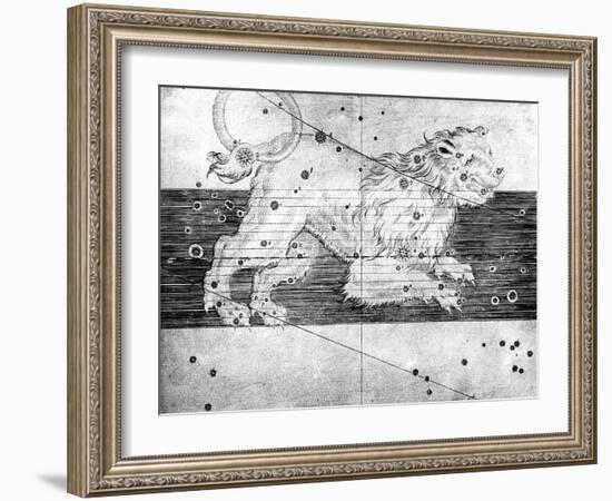 Constellation of Leo, 1723-null-Framed Giclee Print