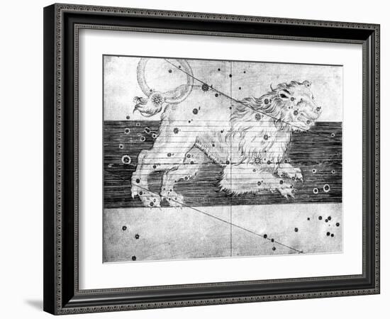 Constellation of Leo, 1723-null-Framed Giclee Print