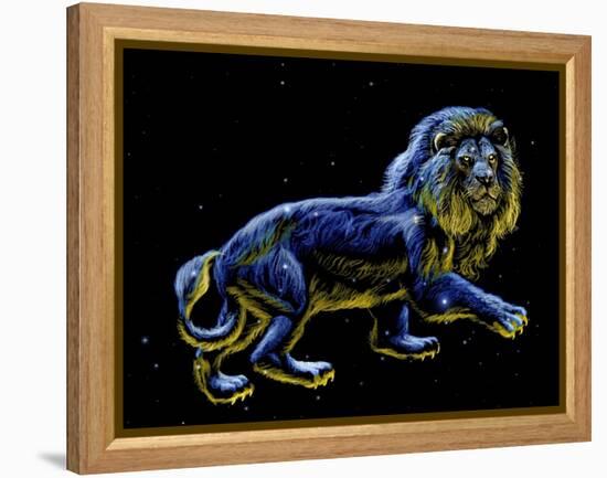 Constellation of Leo, Artwork-Chris Butler-Framed Premier Image Canvas