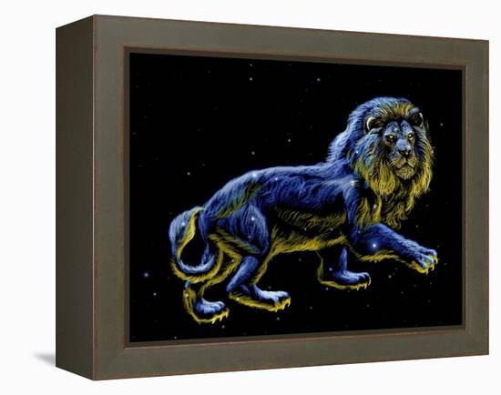 Constellation of Leo, Artwork-Chris Butler-Framed Premier Image Canvas