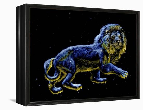 Constellation of Leo, Artwork-Chris Butler-Framed Premier Image Canvas