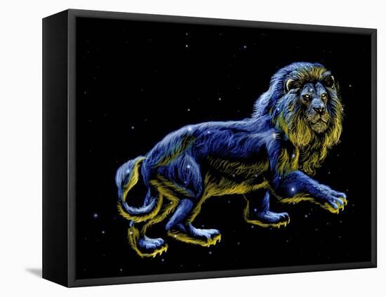 Constellation of Leo, Artwork-Chris Butler-Framed Premier Image Canvas