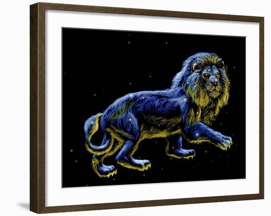 Constellation of Leo, Artwork-Chris Butler-Framed Photographic Print