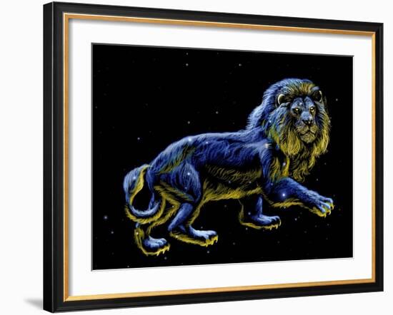 Constellation of Leo, Artwork-Chris Butler-Framed Photographic Print