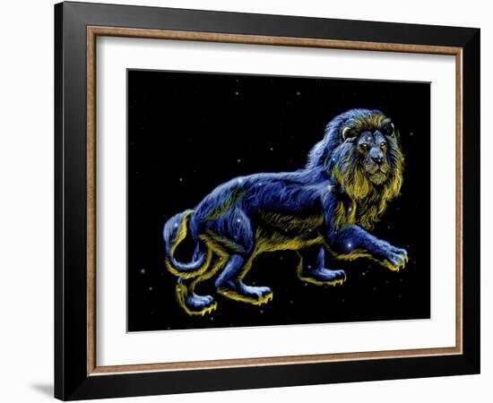 Constellation of Leo, Artwork-Chris Butler-Framed Photographic Print