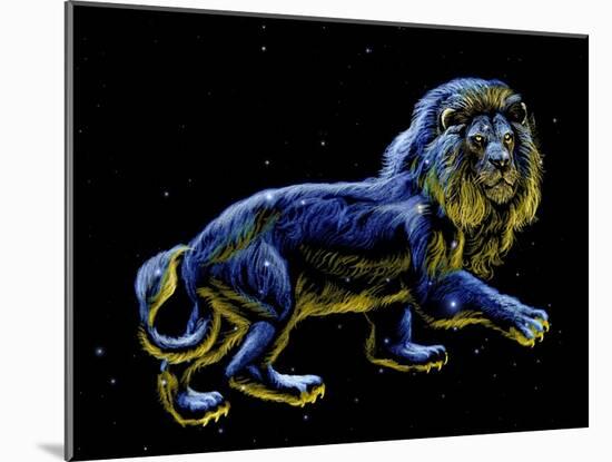 Constellation of Leo, Artwork-Chris Butler-Mounted Photographic Print