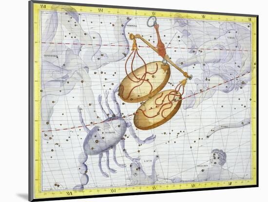 Constellation of Libra, 1729-Unknown-Mounted Giclee Print