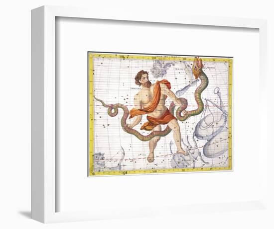 Constellation of Ophiucus, 1729-Unknown-Framed Giclee Print