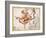 Constellation of Ophiucus and Serpens, Plate 22 from "Atlas Coelestis"-Sir James Thornhill-Framed Giclee Print