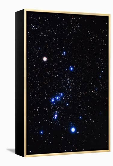 Constellation of Orion with Halo Effect-John Sanford-Framed Premier Image Canvas