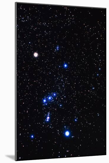 Constellation of Orion with Halo Effect-John Sanford-Mounted Photographic Print