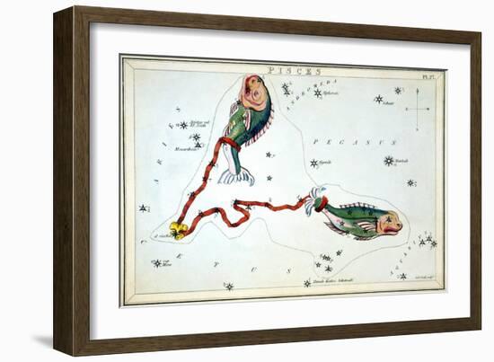 Constellation: Pisces-Sidney Hall-Framed Giclee Print