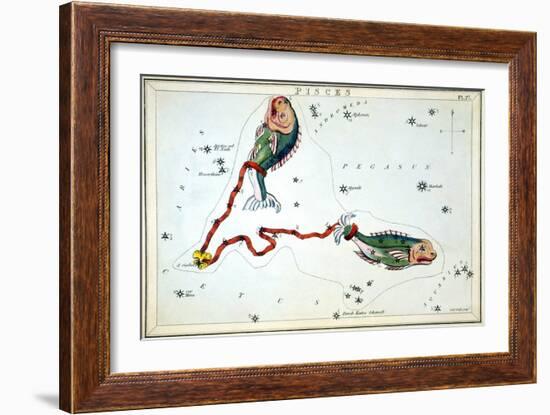 Constellation: Pisces-Sidney Hall-Framed Giclee Print