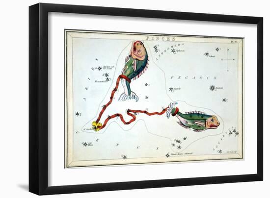 Constellation: Pisces-Sidney Hall-Framed Giclee Print