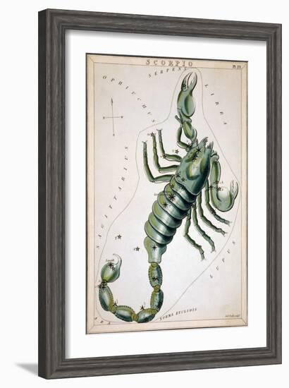 Constellation: Scorpio-Sidney Hall-Framed Giclee Print