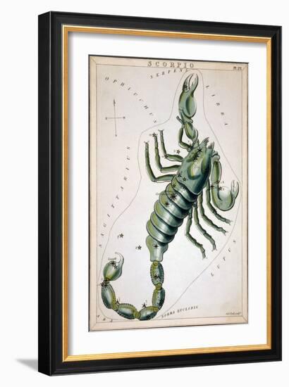 Constellation: Scorpio-Sidney Hall-Framed Giclee Print