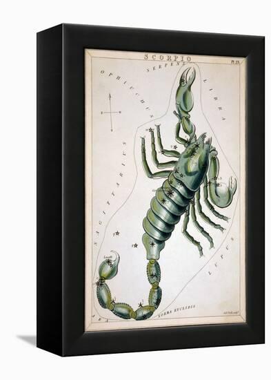 Constellation: Scorpio-Sidney Hall-Framed Premier Image Canvas