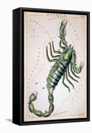 Constellation: Scorpio-Sidney Hall-Framed Premier Image Canvas