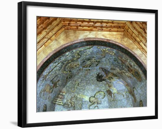 Constellations and Signs of Zodiac, Fresco, Ceiling Vault, Old Library-Fernando Gallego-Framed Photographic Print