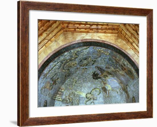 Constellations and Signs of Zodiac, Fresco, Ceiling Vault, Old Library-Fernando Gallego-Framed Photographic Print