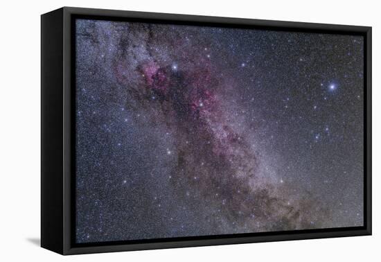 Constellations Cygnus and Lyra with Nearby Deep Sky Objects-null-Framed Premier Image Canvas