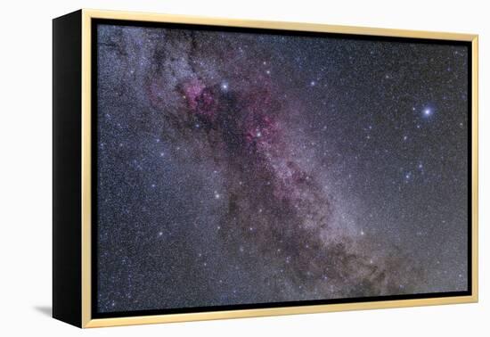 Constellations Cygnus and Lyra with Nearby Deep Sky Objects-null-Framed Premier Image Canvas