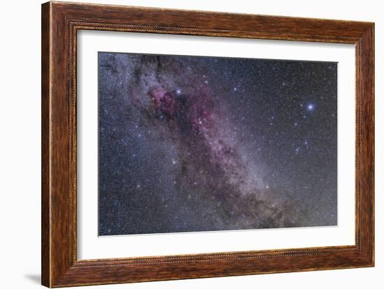 Constellations Cygnus and Lyra with Nearby Deep Sky Objects-null-Framed Photographic Print