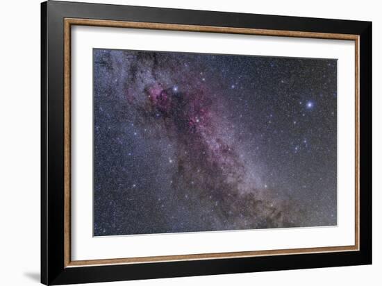 Constellations Cygnus and Lyra with Nearby Deep Sky Objects-null-Framed Photographic Print