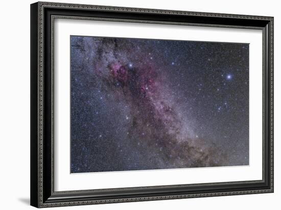 Constellations Cygnus and Lyra with Nearby Deep Sky Objects-null-Framed Photographic Print