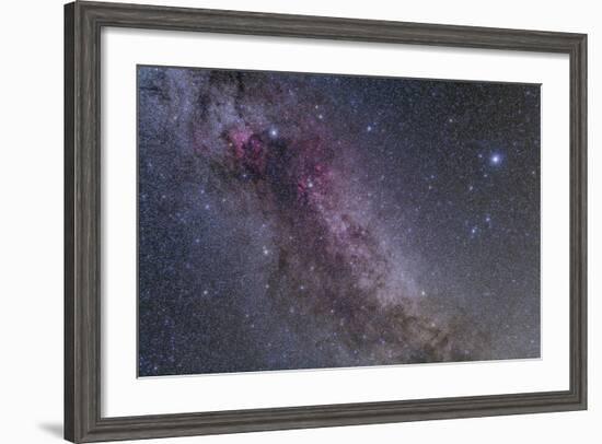 Constellations Cygnus and Lyra with Nearby Deep Sky Objects-null-Framed Photographic Print