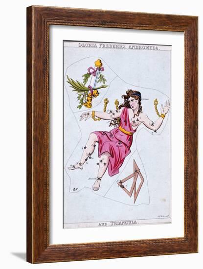 Constellations of Andromeda and Triangula, C1820-Sidney Hall-Framed Giclee Print
