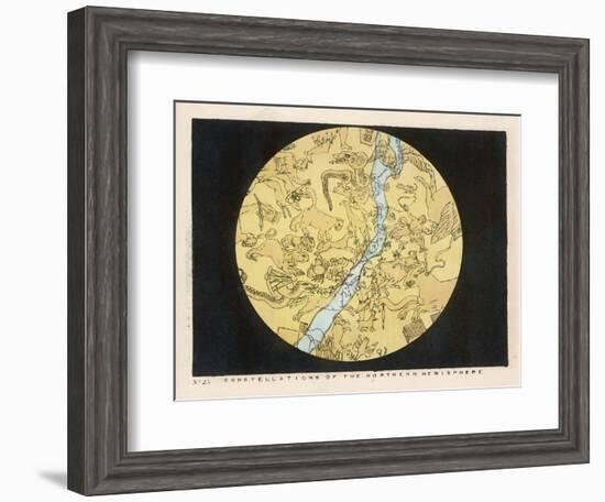 Constellations of the Northern Hemisphere-Charles F. Bunt-Framed Art Print