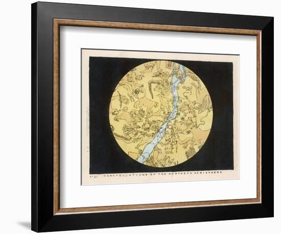 Constellations of the Northern Hemisphere-Charles F. Bunt-Framed Art Print