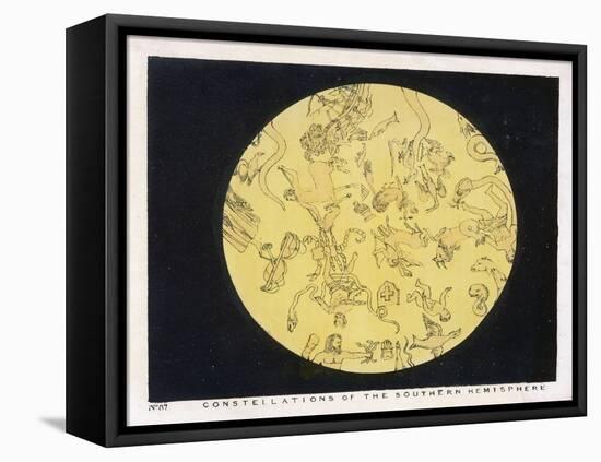 Constellations of the Southern Hemisphere-Charles F. Bunt-Framed Stretched Canvas