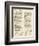 Constitution Document-Continental Congress-Framed Art Print