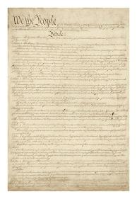constitution of the united states 1787 art print constitutional