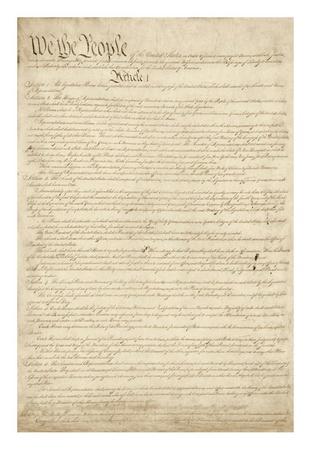 constitution of the united states 1787 art print