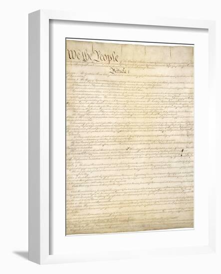 Constitution of the United States-null-Framed Photographic Print