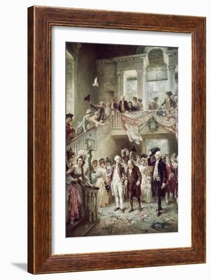 Constitutional Convention-Jean Leon Gerome Ferris-Framed Giclee Print