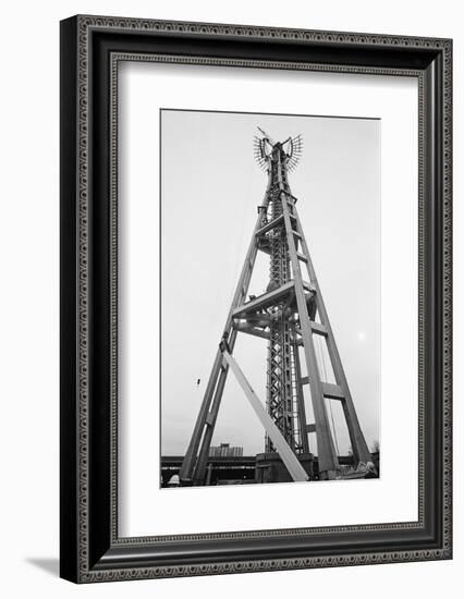 Constructing Seattle's Space Needle-null-Framed Photographic Print